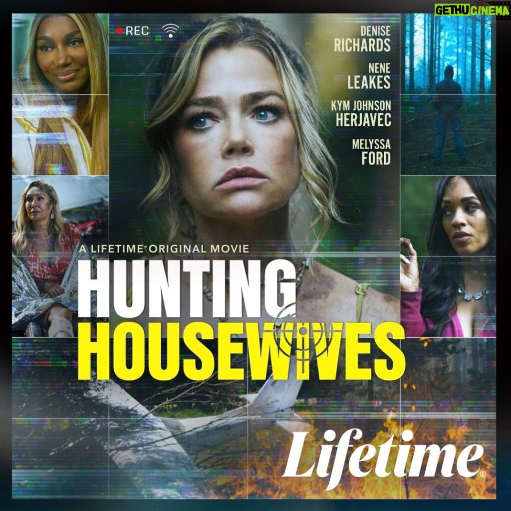 Denise Richards Instagram - I hope everyone is enjoying #huntinghousewives so far! I had so much fun making this film, and i hope you all have just as much fun watching it! If you haven’t watched yet, tune in on @lifetimetv 💕