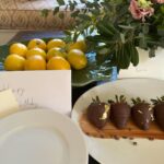 Denise Richards Instagram - Birthday foodie photo dump.😋 Thank you to my hubby @aaronwilliamcameron for making my birthday so special and taking me to the @sanysidroranch. The added touch of our last name on the cottage was so special! ❤️
