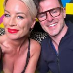 Denise Van Outen Instagram – Video shoot🎥 ‘DISCOLISCIOUS’ dance track filmed @maggies_club London with @sweeneyldn 🔥. Styling @thomothestylist 💥wearing @monikabereza @honeybirdette Glam 💥 @livdaveymakeup using @iconic.london @ciatelondon director💥 @leecheney_ 🫶🏼. Video coming soon, single release next month (my collaboration with @angelleemusic 💜) 🚀 images @brett_d_cove 📸 ( God loves a trier…. I love a harness😜)