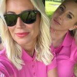 Denise Van Outen Instagram - Always a favourite in my golfing calendar @mike_tindall12 @tindallgolf @thebelfryhotelandresort with my partner in Gfore crime @jadetowns ⛳️😜. Charity pro am supporting @cureparkinsons @hambofoundation 🫶🏼 (Zara, love ya! ❤️legend 😘)
