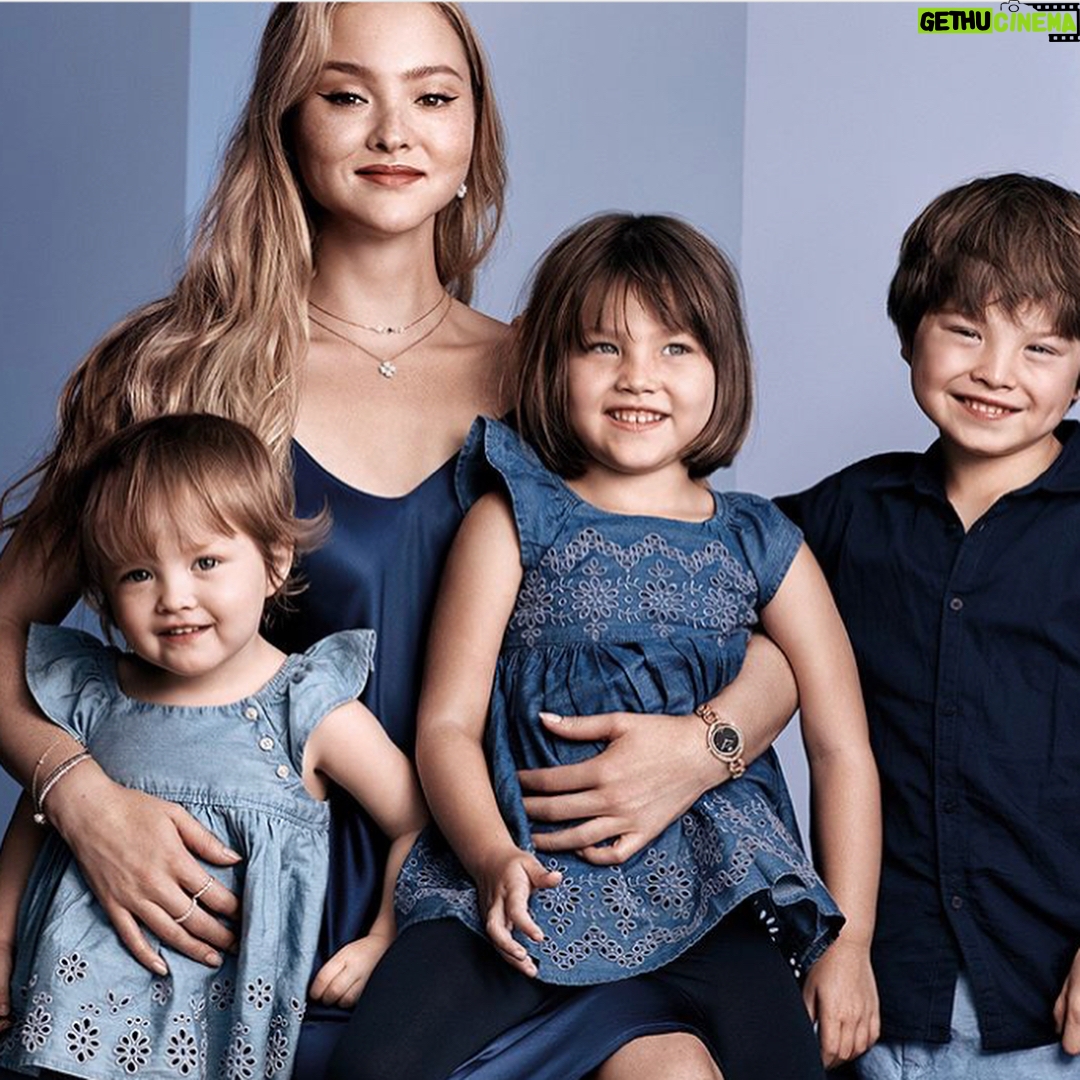 Devon Aoki Instagram - Thank you @swarovski!! Proud to be a part of a campaign celebrating the best job in the world. Here with my kids Hunter, Alessandra and Eleanor. Thank you to the mothers that inspire me everyday especially my own incredible mama @pamforpeace ❤️❤️❤️😘 #brillianceforall. Shot by Santiago and Mauricio, creative Trey Laird, makeup Isamaya French, hair Shay Ashual, styling Brian Malloy, bff booker 👫 @itsdrewhunter @onemanagement 🙏
