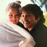 Devon Aoki Instagram - Happy Father's Day! TBT to playing in the curtains with my dad! #RockyAoki #thatforeverkindoflove💖
