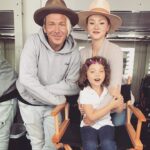 Devon Aoki Instagram - Set life with the newest @guess girl and our shared BFF @itsdrewhunter @onemanagement #soexcitedforFeb!!!@marevamarciano @paulmarciano @gelilapuck 😘
