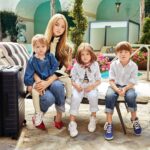 Devon Aoki Instagram - Our family is very proud to be AWAY ambassadors! I have been packing for our Thanksgiving trip which begins with an 8 hour road trip 😱 and it suddenly occurred to me that I WILL have charging stations for their iPads since they are BUILT INTO OUR AWAY CASES plus leg room...for a change. Ready! Thank you @away @jbailey13b @marcusallenedit @jennifer @jeffreyenglishmua @davidmushegain