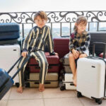 Devon Aoki Instagram - Our family is very proud to be AWAY ambassadors! I have been packing for our Thanksgiving trip which begins with an 8 hour road trip 😱 and it suddenly occurred to me that I WILL have charging stations for their iPads since they are BUILT INTO OUR AWAY CASES plus leg room...for a change. Ready! Thank you @away @jbailey13b @marcusallenedit @jennifer @jeffreyenglishmua @davidmushegain