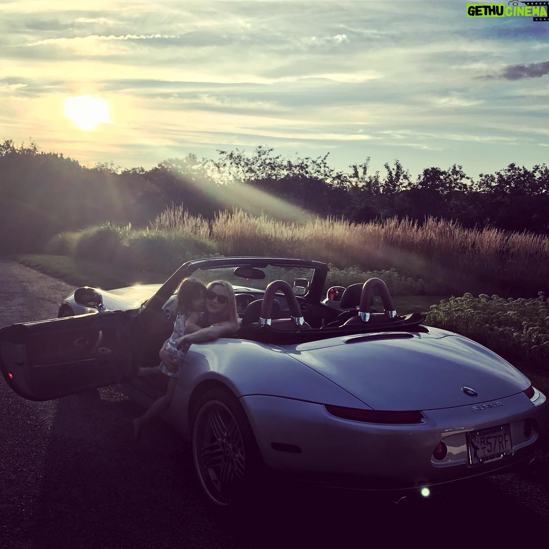 Devon Aoki Instagram - Driving off into the sunset #FishersIsland #Bailey #Costin #Aoki #NewEnglandSummer