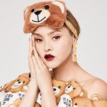 Devon Aoki Instagram - Bearrryyy sleepy! Wine colored lips courtesy of Sephora x Moschino! @sephora @moschino @marcus_mam @itsjeremyscott
