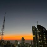 Dhanashree Verma Instagram – Sundown reflections 🌆☀️