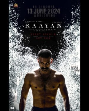 Dhanush Instagram - Raayan first single https://youtu.be/TWLv2oFVTP8 #D50
