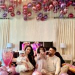 Dhar Mann Instagram - Still crushin’ on each other since the moment we met. 🥰 #HappyValentinesDay P.S had to bribe Ella Rose with a Donut to be good for the pic like Myla Sky 😅
