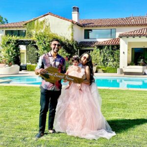 Dhar Mann Instagram - What better way to celebrate the birthday of my life partner @laurag_143 than to also celebrate us buying our new home!!! 🏠🔑🎉When Laura met me I was sharing a 350 square foot studio apartment with a roommate and sleeping on a couch. To be able to buy the house of our dreams today a few years later is a feeling I cannot even begin to describe 🙏🏽❤️ Thank you God for bringing the love of my life into the world on this day and for always blessing my little family with more than we deserve!!! We’re so so grateful for the life you have given us and will never take it for granted 🥺❤️