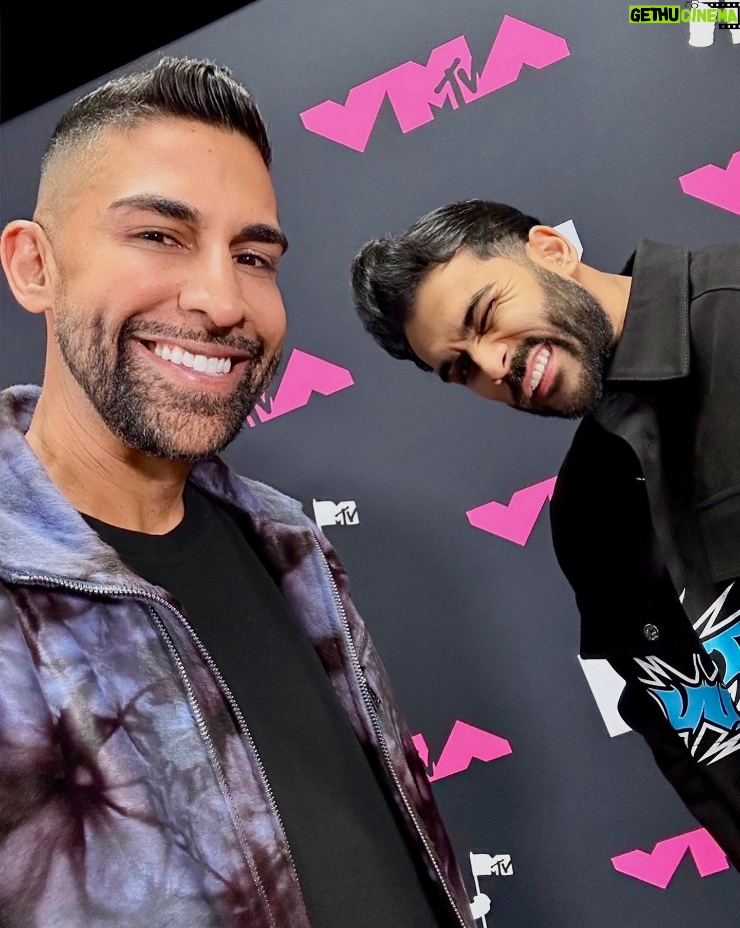 Dhar Mann Instagram - I remember growing up as a kid watching all my favorite artists perform at the @vmas from my TV. It feels like such a dream to now be able to walk the pink carpet alongside so many music legends and experience it all in person! Thank you @Instagram for this amazing opportunity, and for helping me connect with @AdamW, it's crazy how a DM led to us being here together 3 years later! #ad