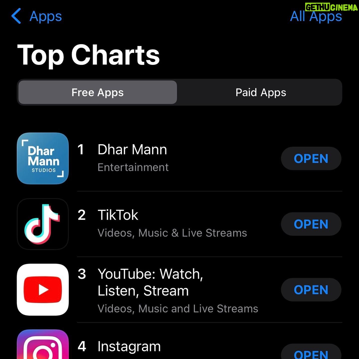 Dhar Mann Instagram - OVER 1 MILLION DOWNLOADS 😱🎉❤️ Never in a thousand years could I have guessed releasing an app that would rise to #1 globally on the Apple Store! The craziest part is this is all 100% organic without spending $1 on marketing. Talk about the power of an Online community! 🔥 This is not just a win for me this is a win for anyone out there that dreams big! If a YouTuber with no film experience can top the likes of TikTok, Instagram and YouTube it goes to show that anything in life is possible! 🙏🏽 The app is the beginning of our transition from a single show to a platform. Soon you’ll be able to watch original @dharmannstudios feature films, multi-episode series, game shows, reality shows, documentaries, animation, sitcoms and so much more! We’re also forming partnerships with really popular creators to co-produce original shows and bring you exclusive new content! I’m more excited than ever about the future and all I can say is I’m so so grateful for my incredible team and the most amazing #DharMannFam! Thank you guys for allowing me to have such a fulfilling career inspiring people all around the world ilysm 🙏🏽❤️