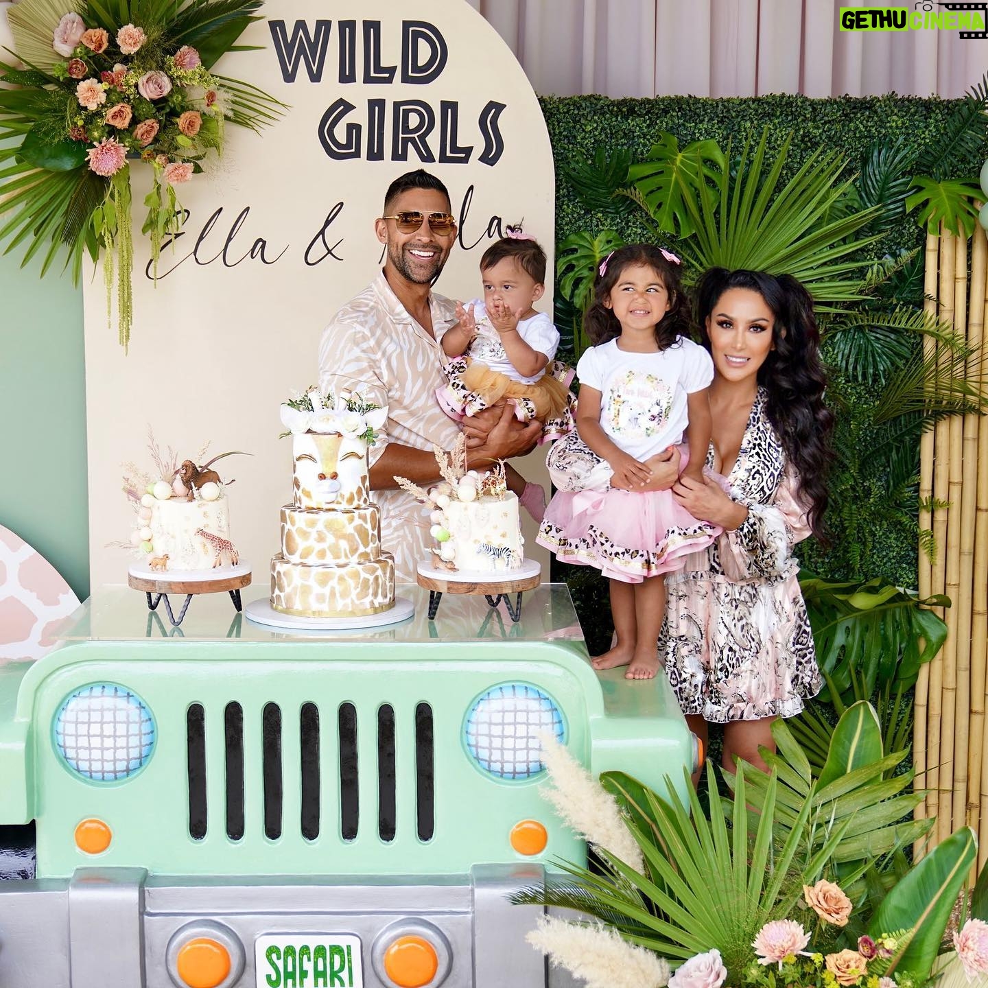 Dhar Mann Instagram - We had a wild time celebrating Ella Rose and Myla Sky’s birthdays 🎂🎉 We threw them a joint animal themed birthday for Ella being TWO Wild and Myla being the Wild ONE 🐪🐾 They may be too young to ever remember this paw-ty but it was an adventure that we’ll never forget 😍
