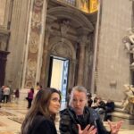 Dhivyadharshini Instagram - On this Easter Day I fondly remember that day I spent in Vatican City. History fascinates me. As you can see me listening carefully in this video. Studying in a Salesian Convent from kindergarten to 10th grade, you would have spent most of your examination mornings in the Chapel no mater what belief you followed, and then to be here witnessing Vatican Cathedral, calms me. We were taught all God is one, when love is filled in your heart. We celebrated Diwali,Pongal,Christmas and Eid in our school compound with same enthusiasm. Good old Convent days. Memories came rushing back. And yes I did say a prayer for all of you on that day. Wanted to share this throwback video on Easter. Happy Easter to all those who celebrating. #ddneelakandan #vaticancity #travels #gtholidays #easter2024 #throwback