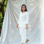 Dia Mirza Instagram - “May we raise children who love the unloved things” - by Nicolette Sowder May we raise children who love the unloved things–the dandelion, the worms and spiderlings. Children who sense the rose needs the thorn & run into rainswept days the same way they turn towards sun… And when they’re grown & someone has to speak for those who have no voice may they draw upon that wilder bond, those days of tending tender things and be the ones. Outfit Courtesy @sand.byshirin Jewellery Courtesy @therover Styled by @theiatekchandaney MUH by me Photos by @bharat_rawail Managed by @exceedentertainment @shruti8711 #SustainableClothing #VocalForLocal #HandMadeInIndia