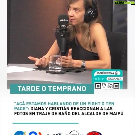 Diana Bolocco Instagram - En #TardeOtemprano, @dianaboloccof y @crissancheztv reaccionaron a las fotos en traje de baño del alcalde de Maipú. Sintoniza Radio Pauta en la 100.5 📻 y Pauta.cl 🌐 de lunes a viernes desde las 17:00 hasta las 18:00 hrs. @salcobrandcl @entel @ensurechile @universalplus @sopravalchile