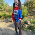 Diana Bolocco Instagram – Mi Harley Quinn…. 🥰Awww  #felizhalloween 🎃🎃🎃