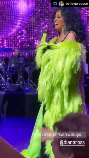 Diana Ross Instagram - We made memories to last a lifetime at @chq1874! I loved seeing all of the young singers and musicians in the audience and I absolutely loved when the children came on stage with me! My heart is filled with love and gratitude 💋 sending a big thank you to everyone who came. #DianaRoss #TheMusicLegacyTour #DianaRossThankYou
