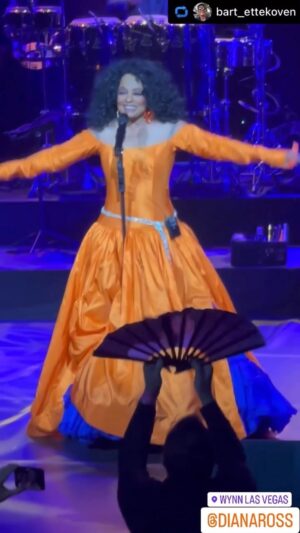 Diana Ross Instagram - I’ve got the sweetest hangover from all of the love last night at the @encoretheater.wynn.  I’m halfway through my @wynnlasvegas residency—I’ll be back to sing to you on Wednesday 9/28! #dianaross #dianarossthankyou #vegas