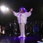 Diana Ross Instagram - Saturday night’s surprise performance at the @academymuseum was sensational. The audience was incredible and we were in the most beautiful room ever, with the whole of Los Angeles as a backdrop for this incredible theater.