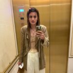 Diana Silvers Instagram – Got caught in some florida rain 🪼 Thank you for having me @ralphlauren for a night I will not forget 🌧️🩵