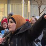 Diane Guerrero Instagram – We were out hundreds strong at @citi HQ in NYC. No business as usual for financial partners in genocide. Keep divesting! Keep the pressure. The erasure of our Palestinian siblings has to stop. We need a CeaseFire Now! End to APARTHEID and the occupation.