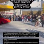 Diane Guerrero Instagram - “Via @latinomuslimunity: WE SHUT DOWN THE ROSE PARADE TO DEMAND A CEASEFIRE & END TO GENOC*DE THIS NEW YEAR! FREE PALESTINE! Video @pinkhijabiofoc Coalition @latinomuslimunity @jvp.la @queersforpalestinela @sjpcpp @solidarityprojects #shutitdownpalestine #roseparade #rosebowl #pasadena #ceasefire #freepalestine”