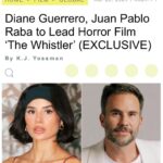 Diane Guerrero Instagram - We’re making a movie and I’m doing it with an incredible group of people. Thank you @carolapaiz @chavaina @hideoutpictures for this opportunity to play. #thewhistler 👁️ Photo credit: @nm_martinez