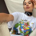 Diane Guerrero Instagram - Yoshi in COlombia. Scarf by @urbannativeera @glampinglesetoiles