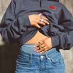 Diane Guerrero Instagram - With my whole heart free P@lestine. A note from the photographer Natalia Colonia: These photos were made with pure love and rage 🍉 MUA/hair: @tatiotmakeup Style: @tamyidrobo Hoodie: @watermelonism