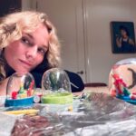 Diane Kruger Instagram – Crazy rain , crazy hair, the craziest of unicorn snow globe making Sunday ☔️🤪