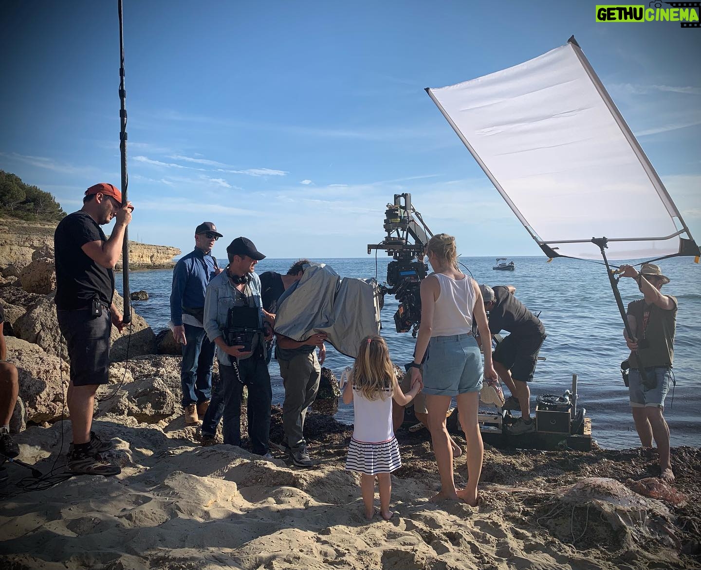 Diane Kruger Instagram - Trying to explain to her what Mama does for a living was a little hard with a setting like this 😂