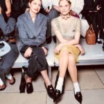 Diane Kruger Instagram – What’s better than a @miumiu show ❤️💜 Thank you for having me @jonathan_huguet @williambartelmakeup @johnnollet