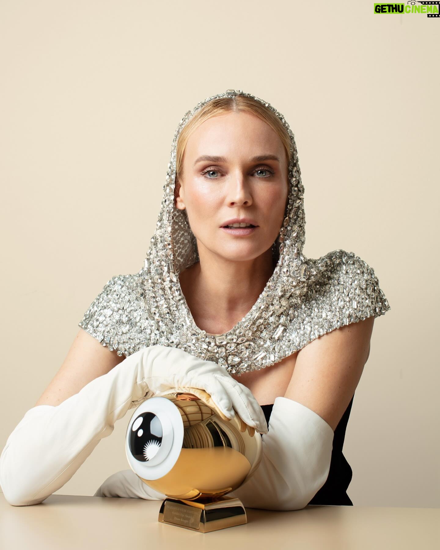 Diane Kruger Instagram - Love these beautiful official photographs from @zurichfilmfestival ❤️ hair @perrinerougemonthair @jonathan_huguet @stephanerolland_paris @sandrobaebler