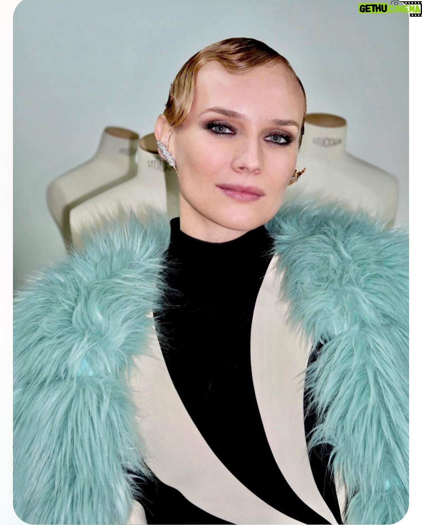 Diane Kruger Instagram - Thank you @gucci @saskialawaks @richardgianorio @yoannfernandez @williambartelmakeup @jonathan_huguet @chaumetofficial