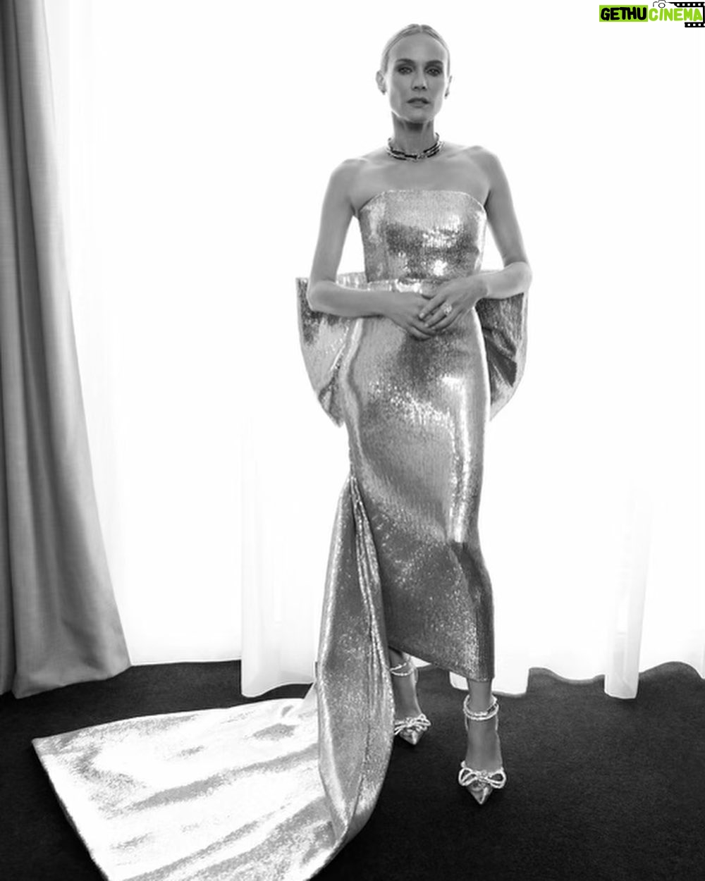 Diane Kruger - 23.4K Likes - Mon Ami @amiparis ❤️ Merci @alexandremattiussi9 @karlawelchstylist @hungvanngo @daniellepriano @festivaldecannes @chaumetofficial @machandmach