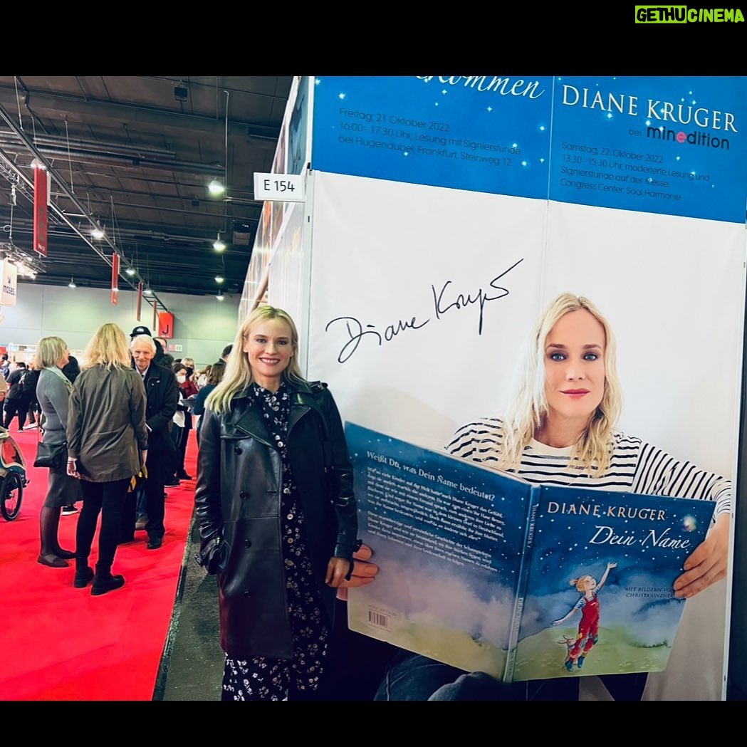 Diane Kruger Instagram - October ‘22…..a dream come true ! My book “A Name from the Sky” or “Dein Name” came out !!!!! ❤️❤️❤️