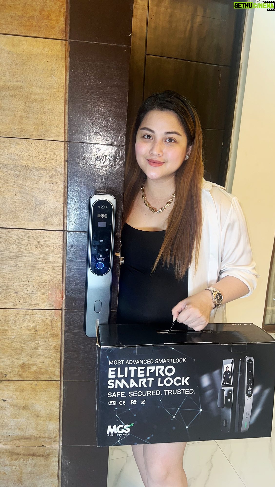 Diane Medina Instagram - Safe at Secured ka na ba sa Bahay? Make sure to install the most advanced smartlock — the @mgsofficial.ph Elite Pro Smart lock! Check out my video to know the features at kung bakit gustong gusto ko ito! Safe ✅ Trusted ✅ Secured ✅ Order yours now!