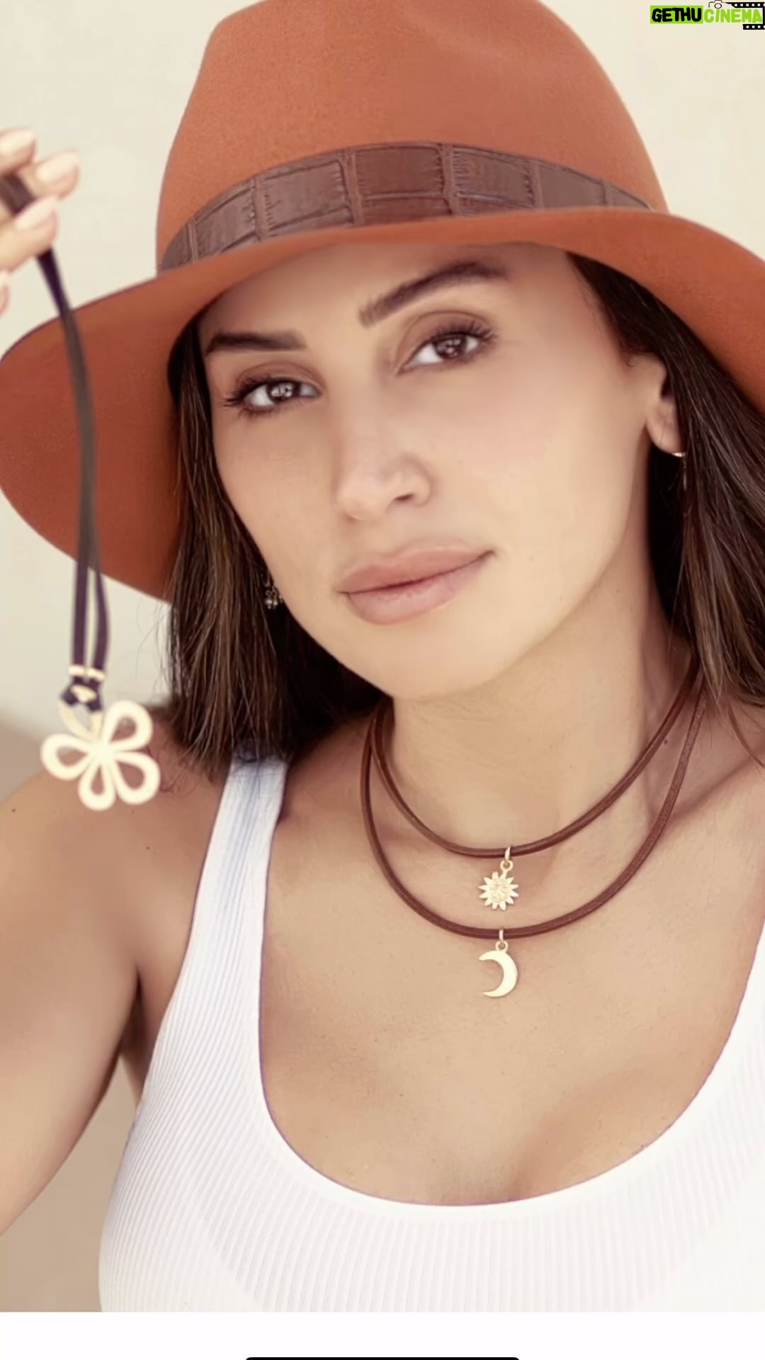 Dina El Sherbiny Instagram - The proud sister of the designer @knotsjewelry.riham ❤️❤️Elevate your fashion style with KNOTS Jewelry! Exquisite handmade pieces perfectly combining geniuine leather & 18k gold. Casual, chique & trendy jewelry with a bohemian spirit.