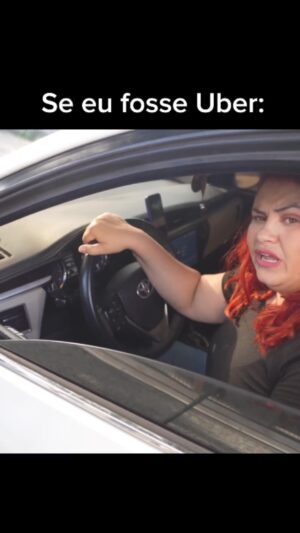 Dinah Moraes Instagram - Se eu fosse Uber!  #humor