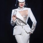 Dita Von Teese Instagram – #Liberace chauffeur look created for #DitaLasVegas by @alexismabille 

📷 @sanchezzalba 
Jewels by @swarovski @giovannaengelbert 
Hat @adelemildred 
Pasties @calicrawford 

#behindthecandelabra #vlv #burlesque #mistressshowmanship #showbiz #showgirls #artoftheteese #Glamonatrix #stripstriphooray #stripscape