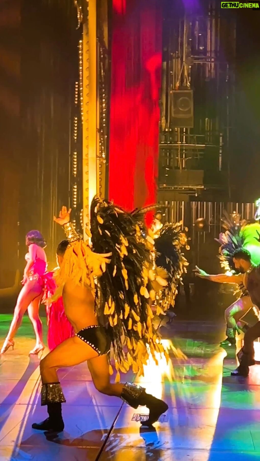 Dita Von Teese Instagram - We had a literal showstopper last night, but it turns out the only fire here is on the stage! 🔥 🌟 Go #ditalasvegas dancers! #samba
