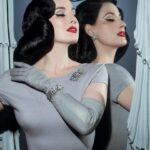 Dita Von Teese Instagram - The latest addition to my signature costume jewelry collection is The Starlette brooch, bracelet and earrings. Theses pieces are made in the USA, and are now available at Teese.us/shop (link in bio) When you order any of these pieces, you will also receive a hand-signed 5 x 7 photo card. If you spend over $300 on anything, we’re sending you the luxurious silk scarf as a gift. 💋💋 Use code holiday20 for 20% off sitewide! Join my Patreon community for and even bigger discount… patreon.com/Ditavonteese 📷 @sanchezzalba