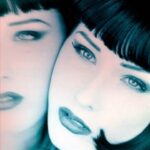 Dita Von Teese Instagram – Me at 21. 💋💋 #itwasthe90s