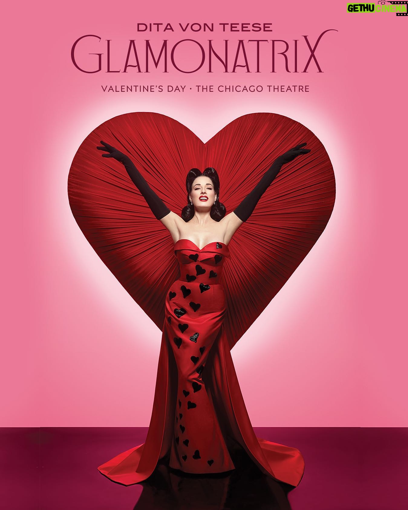 Dita Von Teese Instagram - Join me for an unforgettable Valentine’s Day as we bring Glamonatrix to the The Chicago Theatre! The grandeur of @chicagotheatre will leave you breathless! Called “the Wonder Theatre of the World” when it opened in 1921, it was the first large lavish movie palace in America, and was the prototype for all others. ✨Get the last remaining seats for $39.50 ✨ @ticketmaster @livenation Dita.net/shows #valentines #galentinesday #palentinesday #burlesque #chicagoburlesque #dita #artoftheteese #stripstriphooray