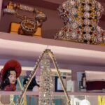 Dita Von Teese Instagram - A peek inside my #ditalasvegas downstairs dressing room. More shows this week, don’t miss it! #corset #swarovski #Glamonatrix #dita #showgirl