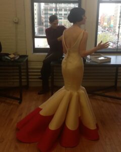 Dita Von Teese Instagram - #MetBall memories with @zacposen. I went to the Met Ball five or six times over the years, but this particular year, I had the best, most on-theme #CharlesJames inspired look. Scroll through for fitting pics plus a video Zac took while someone played a favorite song on their iPhone.