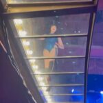 Dita Von Teese Instagram - Walking on the famed #FoliesBergere glass runway is daunting, to say the least. Vintage glass tiles encased in raised metal, occasionally shifting underfoot… and if I got too close to the “safe” edge, my ankles grazed the lightbulbs. Those @foliesbergere_officiel #showgirls of the past surely had an expert coach for this advanced glamour assignment. For the Folies revues in the #50s, the seats underneath the glass runway were the most coveted. After being granted permission to try this, I didn’t dare inquire about the level even higher above the stage… and certainly did not ask about the swing that came out of the ceiling once upon a time! 😳 Merci to the team at Folies Bergère for getting the ladder out and indulging me. 💋💋