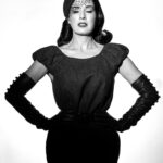 Dita Von Teese Instagram - We created a beret with Marlene Dietrich in mind… MAM’SELLE is a hand-blocked wool beret with a whisper of Merry Widow veiling and crystal hat pin. @ditavonteese by @travis_shinn #hoodxdita #travisshinn #ditavonteese #hoodlondon #millinery #vintagestyle #glamour